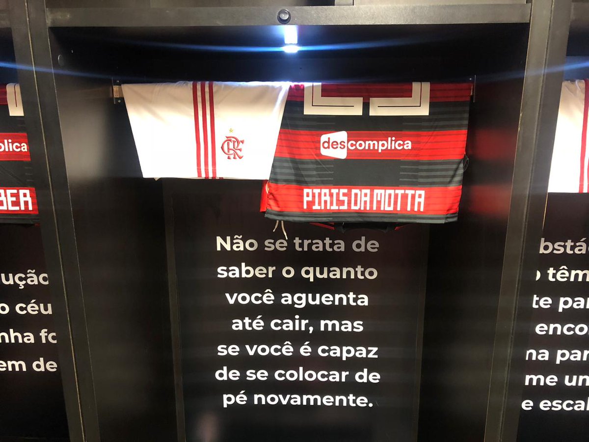Vestiário do Flamengo está pronto para partida contra o Atlético-MG; veja fotos Vestiário do Flamengo está pronto para partida contra o Atlético-MG; veja fotos