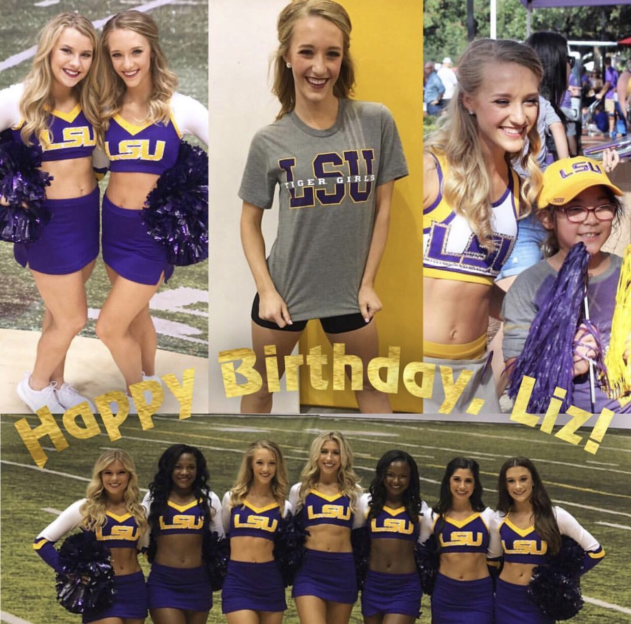 Happy birthday to one of our sweet freshman, Liz! We love you 