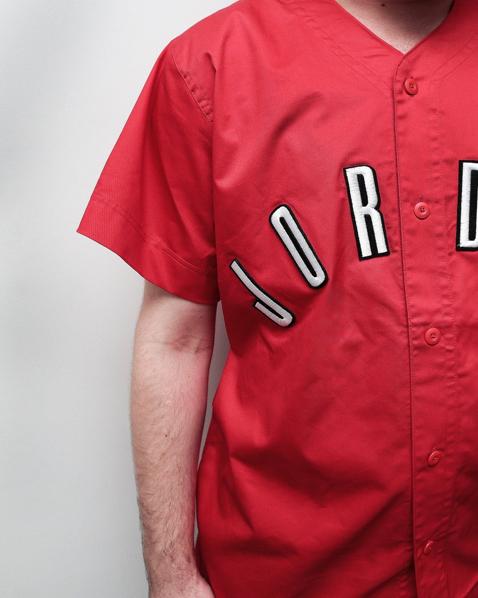 jordan jersey button up