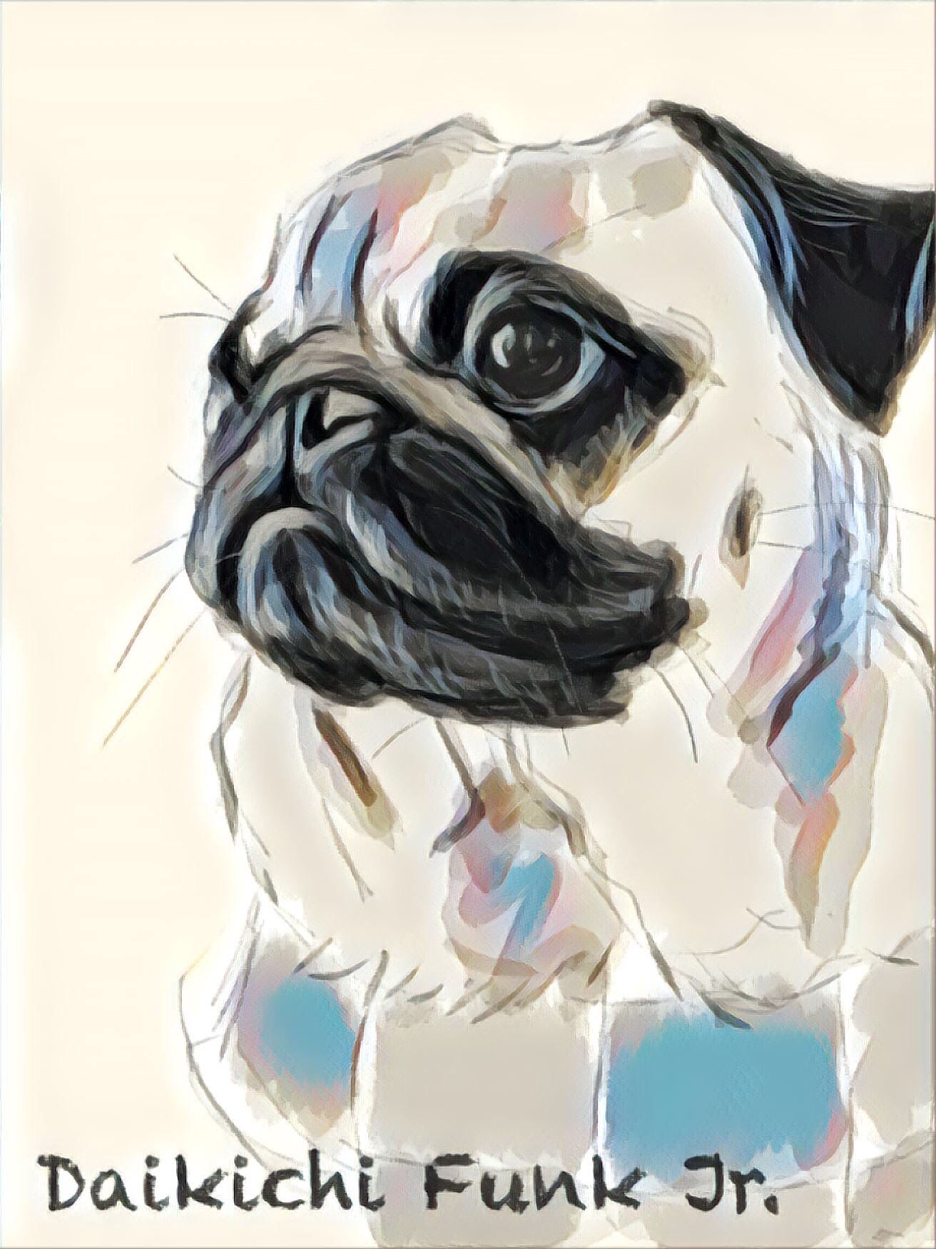 Twitter এ パグのだいきち ファンク ジュニア The Pug Peace ドヤ顔だいきち フォロワーさんのパグちゃんをお絵描き中 Pug パグ パグ絵 イラスト お絵描き T Co Fgircpujcm ট ইট র