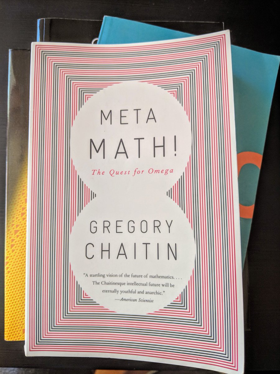 1/ Chaitin's Meta Math is an important book that distinguishes itself not only in the erudition with which it treats the most fundamental questions of our time, but also in the clarity of its prose. The book is about the limits of reason, the nature of mathematics,...