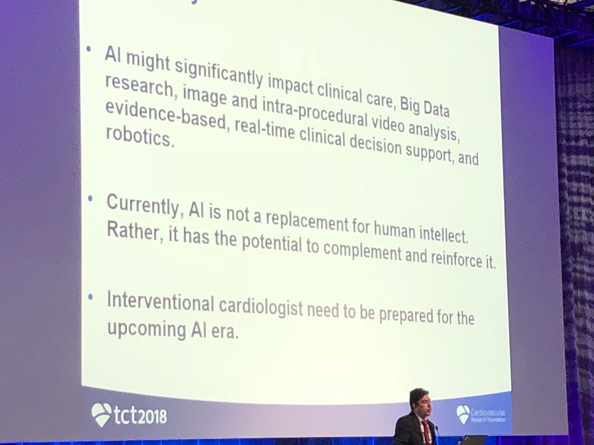 fischman_david's tweet photo. Will Mathematical Algorithms and #AI Replace My Role As An Interventional  Cardiologist? @TCTConference @crfheart @TCTMD @JDawnAbbott1 @jaygirimd #TCT2018 #CardioEd #jobsecurity https://t.co/FgvCmzK2IH