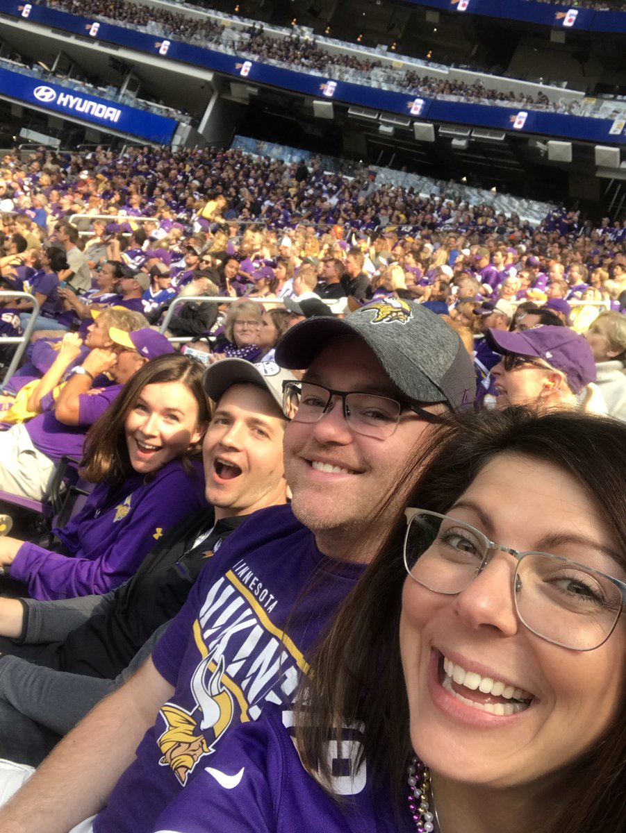 Still smiling! #skol 😬😁