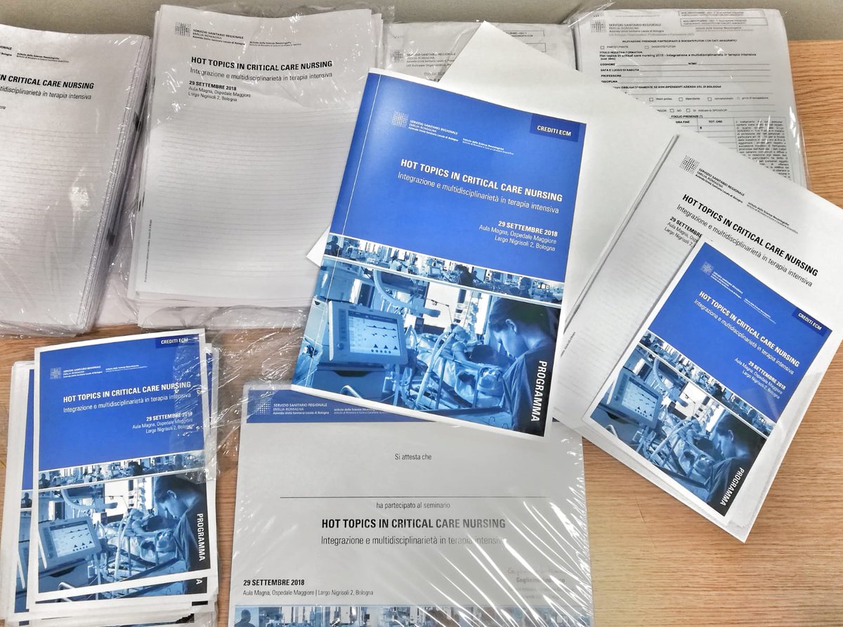 GuImbriaco's tweet photo. Manca meno di una settimana ad Hot Topics in Critical Care Nursing 2018... i lavori procedono! Vi aspettiamo il 29 settembre 2018, Aula Magna Ospedale Maggiore, Bologna! #areacritica #nursing #infermieristica #FOAMcc #FOAMed #FOANed #hottopics2018 https://t.co/b1lOBAE72A