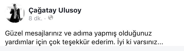Çağatay Ulusoy News (@cagatayyulusooy) on Twitter photo fb | <a href="/cagatayulusoyy/">Çağatay Ulusoy</a> “Güzel mesajlarınız ve adıma yapmış olduğunuz yardımlar için çok teşekkür ederim. İyi ki varsınız...” m.facebook.com/story.php?stor… fb | <a href="/cagatayulusoyy/">Çağatay Ulusoy</a> “Güzel mesajlarınız ve adıma yapmış olduğunuz yardımlar için çok teşekkür ederim. İyi ki varsınız...” m.facebook.com/story.php?stor…