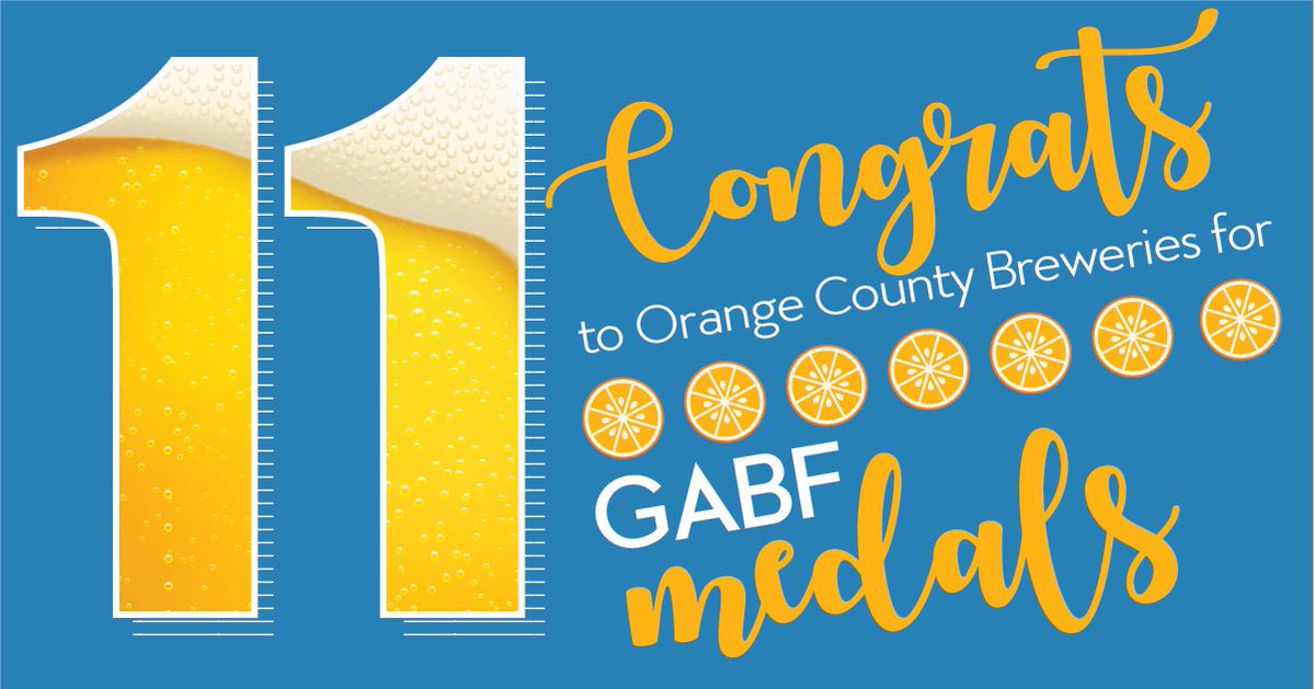 frwstudios's tweet photo. As an affiliate member of the #ocbrewersguild and #craftbeer lovers, #FRWstudios is thrilled that 11 medals at the #GABF went to breweries right here in #OrangeCounty #DamnFineDesign #drinklocal #brewersassociation #drinkoc #GABF18 #GABF2018 https://t.co/ZQcpGiMzxT