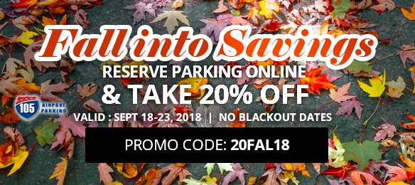 SPPlusSoCal's tweet image. Last Day to SAVE! 👉20% OFF👈 convenient parking near #LAX at #105AirportParking bit.ly/FallSave_105 #LAXparking #SundaySavings #FallIntoSavings