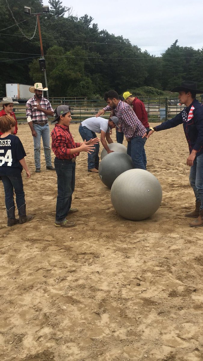 Day 2 of the Bull Riding Clinic in Norton, MA