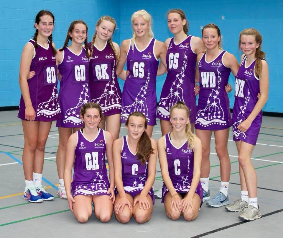 SaintsNetballSW's tweet photo. Great 1st match of the season for U14 Rockets who qualified in style for the Netball South West Regional Seeding Tournament beating Penryn convincingly #greatstart #butstilllearning #somuchtalent https://t.co/H9Nh8jgSno