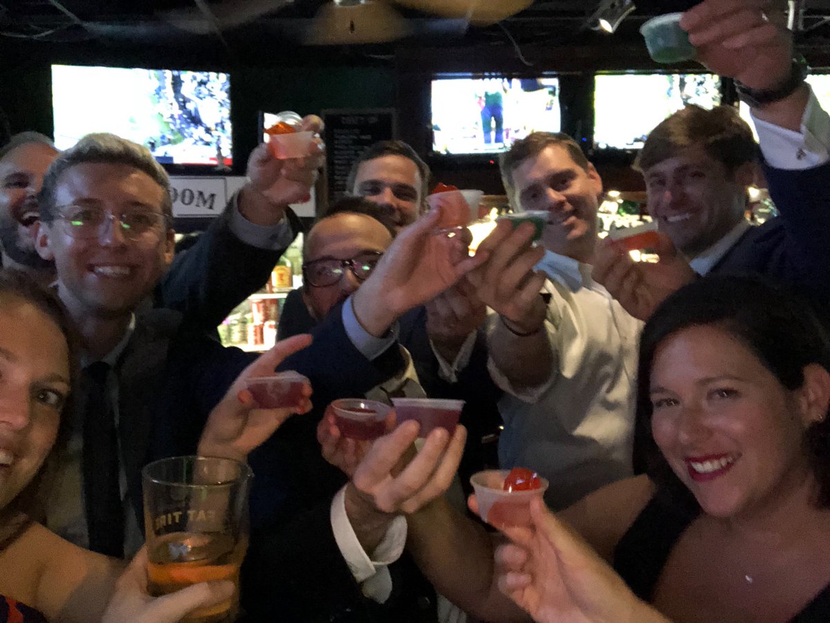 Whosonturd's tweet photo. Turds gone wild celebrating the nuptials of Mo and Kezzy! Congrats! 👰🏻🤵🏼 https://t.co/anDnaEjRHH