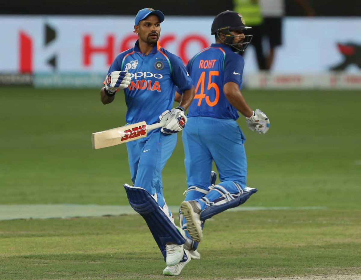 BCCI's tweet photo. Total domination as #TeamIndia seal a win by 9 wickets #INDvPAK #AsiaCup https://t.co/k6vSgrkaB8