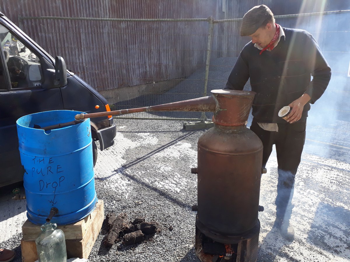 One of the many crafts on Display in Ardagh today....................... Poitìn Making..... It was a fantastic opening weekend. Next weekend has a lot to live up to.