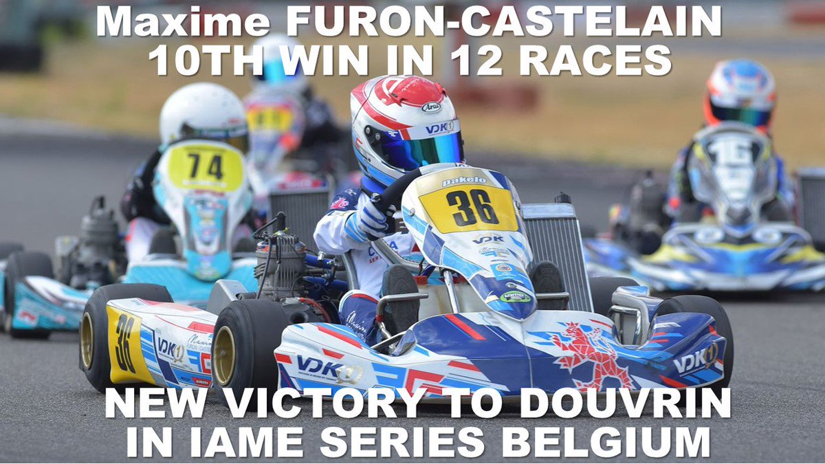 MaxfcOfficial's tweet image. JUST DID IT. ROOKIE AND YOUNGEST X30 CADET: MY 10TH WIN IN MY LAST 12 RACES 
#MaxFC #motorsport #motorsports #karting #kart #racing #race #acl #Iame #kartadvisor #photoofday #photoshoot #kartinlove #picoftheday #luxembourg
#luxembourgish #luxembourgeois