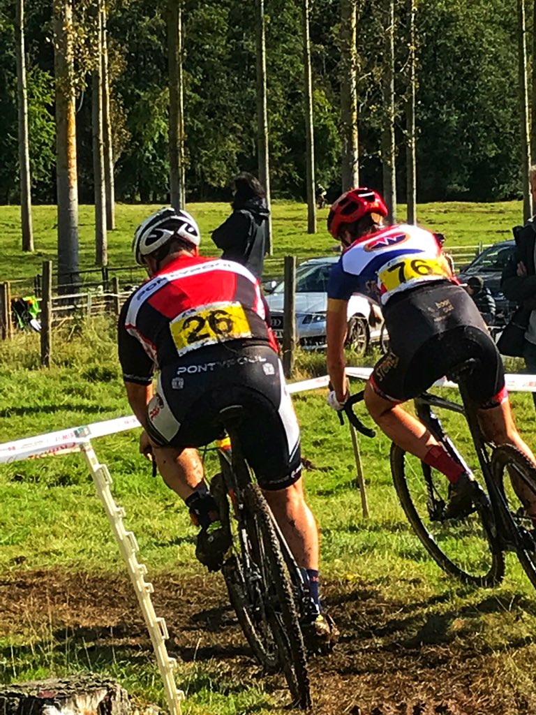 OffRoadWales's tweet photo. Mixed conditions but great old school style course and racing at Round 2 of the Welsh Cyclocross league at Foxley in Hereford. With thanks to organiser Ned Potter and team. 👏 https://t.co/lXum6ZG6W8
