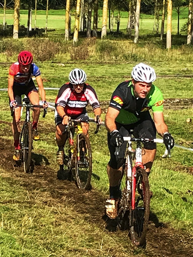 OffRoadWales's tweet photo. Mixed conditions but great old school style course and racing at Round 2 of the Welsh Cyclocross league at Foxley in Hereford. With thanks to organiser Ned Potter and team. 👏 https://t.co/lXum6ZG6W8
