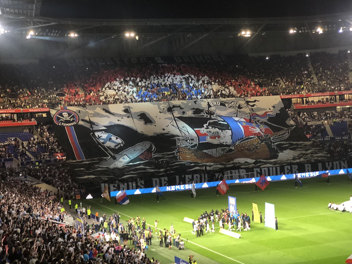 Max On Twitter Tifo Du Kvn Au Groupamastadium Pour Ce Olom