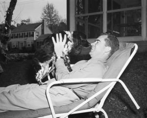 StandUnitedOrg's tweet photo. Happy #CheckersDay! Richard Nixon delivered his famous "Checkers Speech" on this day in 1952. Read an excerpt from the speech and see more Presidential pets! https://t.co/esELUTOc7l https://t.co/xdLnGrSH5v