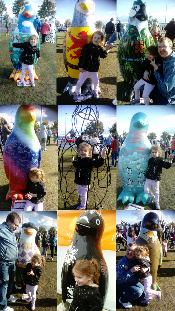 catriona017's tweet photo. Farewell weekend for the @maggiespenguins at Slessor Gardens - we completed our sticker book and seen the secret penguin! Seen the lovely @FWPSCnursery penguin again and Caitlin's special fish 🐠🐧😁 https://t.co/1rMWuhRVTR