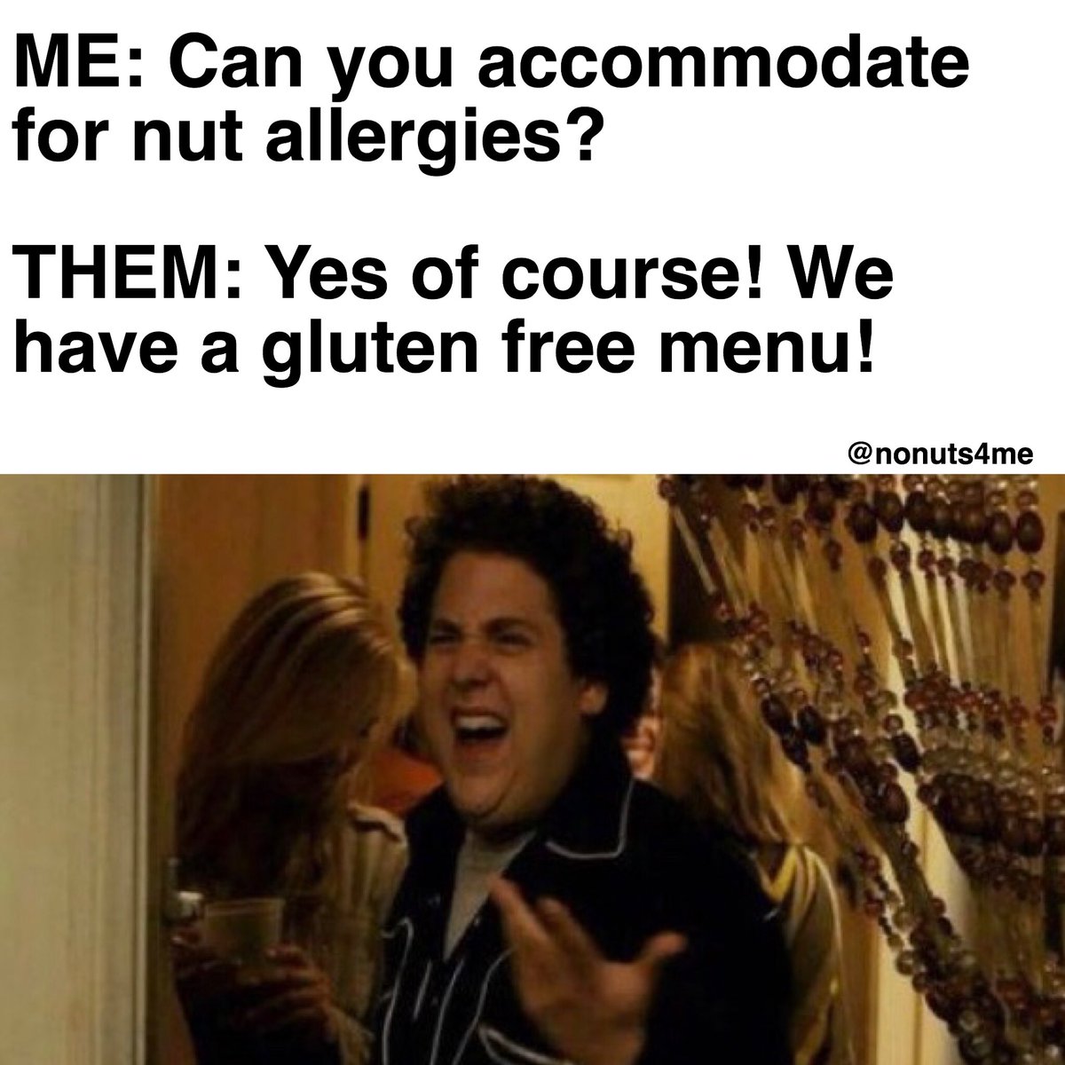 Retweet if this has happened to you 🤦‍♀️ And not just while asking to accommodate a #nutallergy but any top 8 allergy like a #dairyallergy or #shellfishallergy etc. 🥜🌰🥛🍤🍣🍳 #foodallergy