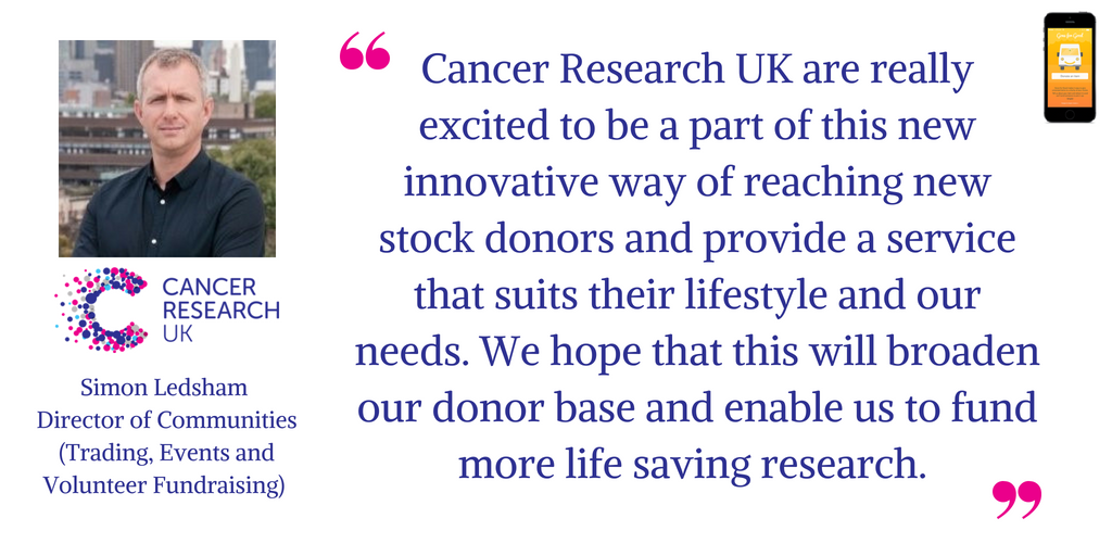 GoneForGoodApp's tweet image. We're delighted that @CRUKShops are partnering with us for our #CharityVan pilot scheme - starting on 4th October! Find out more here: bit.ly/CharityVan #Funickers