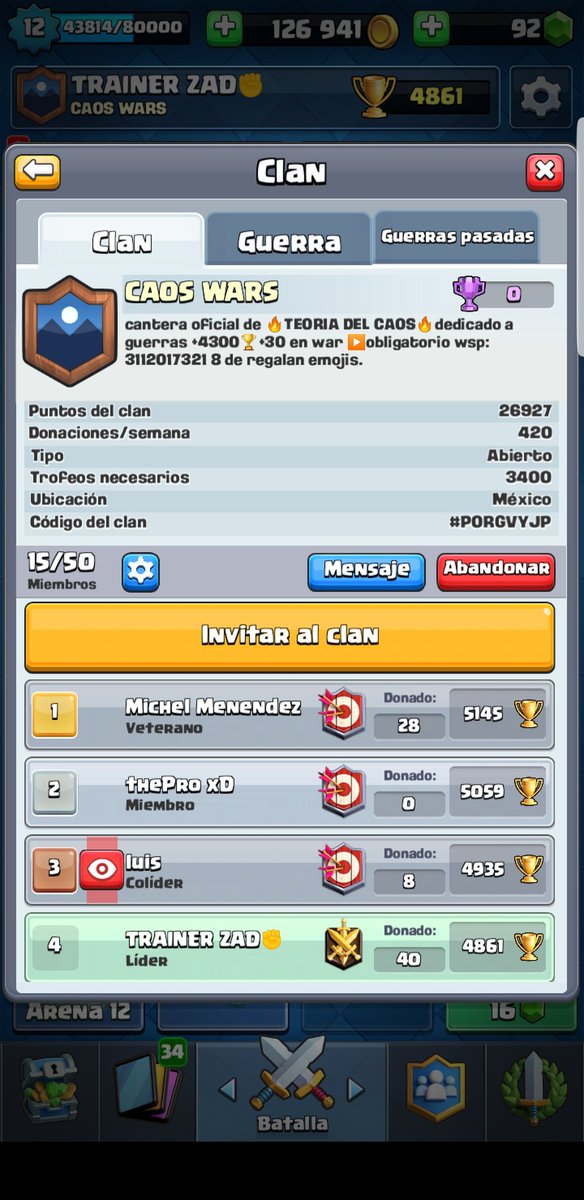 Necesitamos gente comprometida.