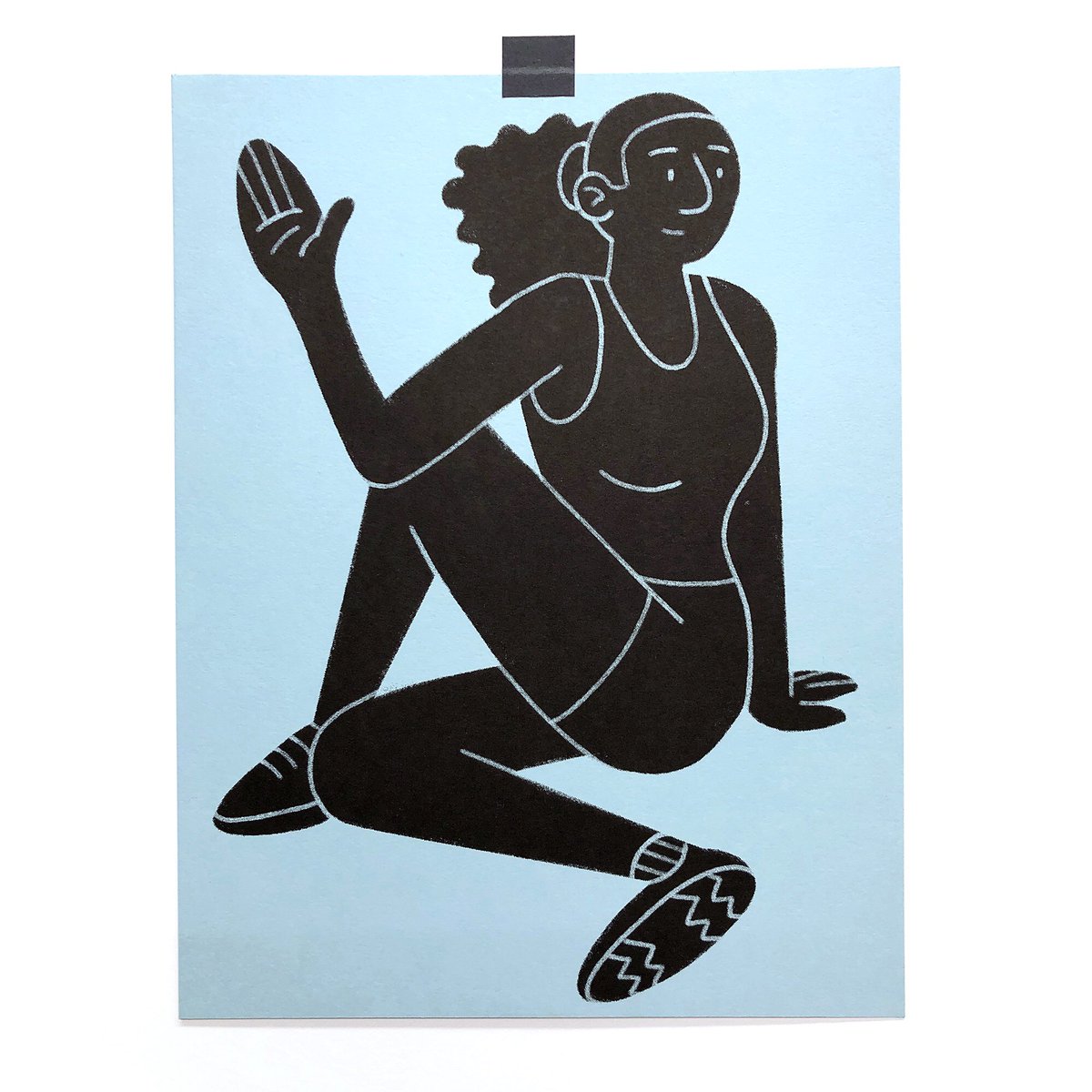 RypeArts's tweet photo. Weekend iPad doodles and riso printing. https://t.co/q6Ih3sY3Zu