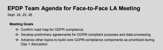 ICANN & GDPR Update: AGENDA for EPDP F2F Meeting in LA 9/24-9/26 domainmondo.com/2018/09/news-r… #domains #DomainNames #trademark #DataProtecction #domain #CyberSecurity #NetGov #GDPR #ICANN