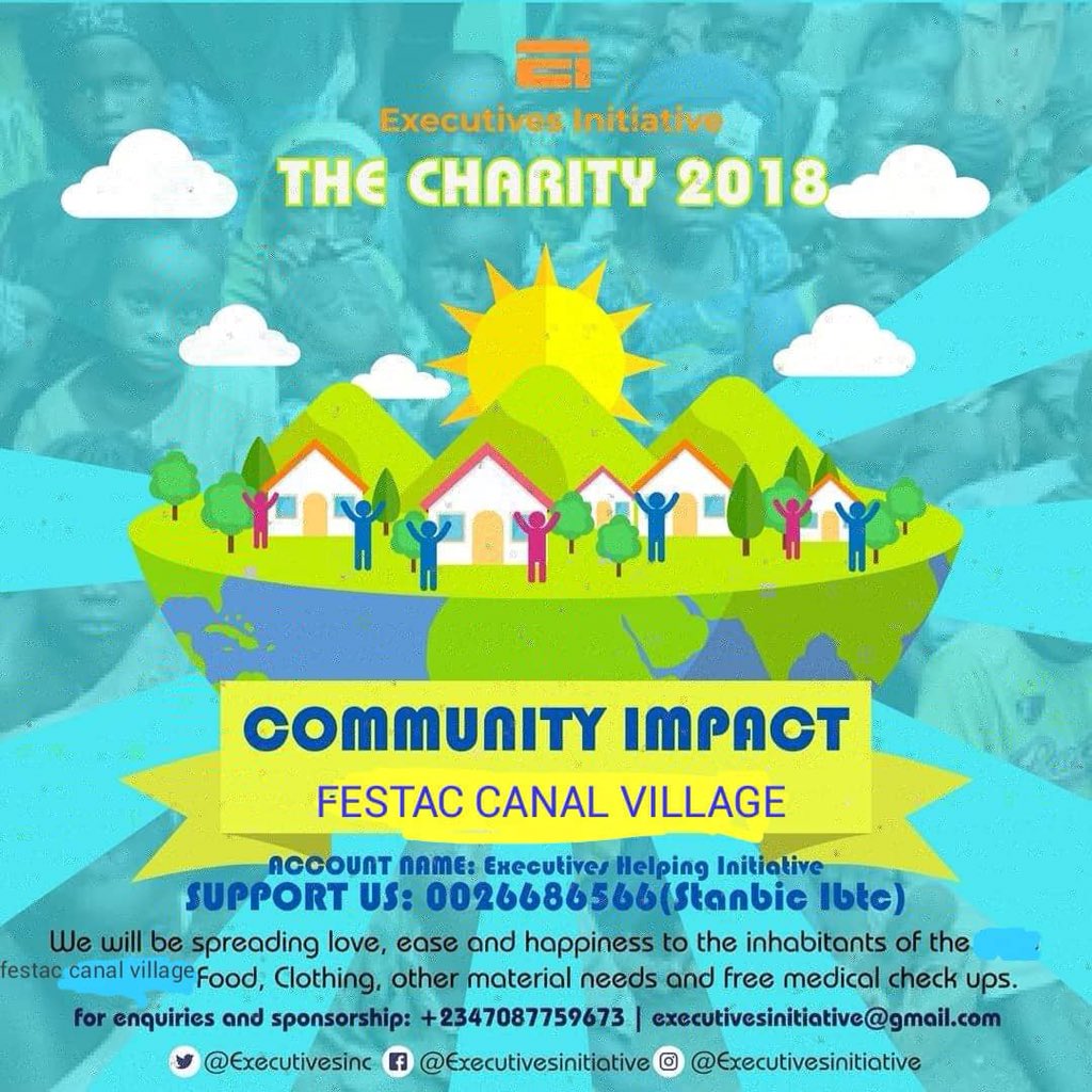 Iamafodam's tweet image. GIVER SHALL NEVER LACK. Cc @Executivesinc #TheCharity2018