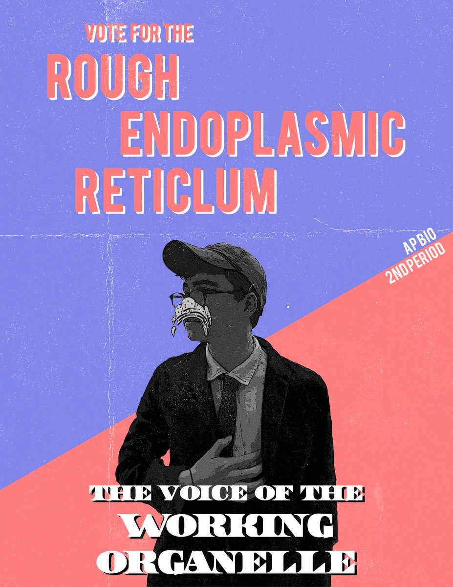 RoughEndoplasm9's tweet image. I AM THE VOICE OF THE WORKING ORGANELLE! I HAVE YOUR BEST INTERESTS IN MIND! VOTE ROUGH INSTEAD OF FOR PRETENTIOUS MISCHIEF. #voterougher #workingtogether #DSAAPBio2
