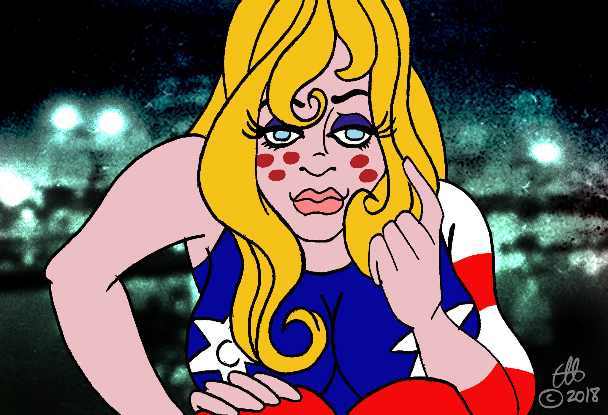 Clint Hopfe 64 on X: Miss America from @ralphbakshi 's 1975 animated film  COONSKIN #ralphbakshi #coonskin #missamerica #animated #movie #clintsart  #fanart #sketch t.co9fBdtgjCvv  X