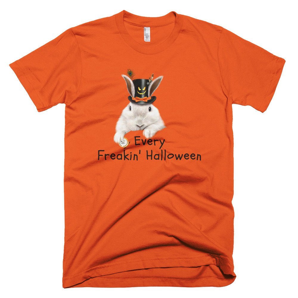 TTicked's tweet image. Every Freakin Halloween Mad Hatter Bunny Shirt. For all of you rabbit owners or mad hatter lovers this is the perfect way to show your Halloween spirit.

tickedoffts.com