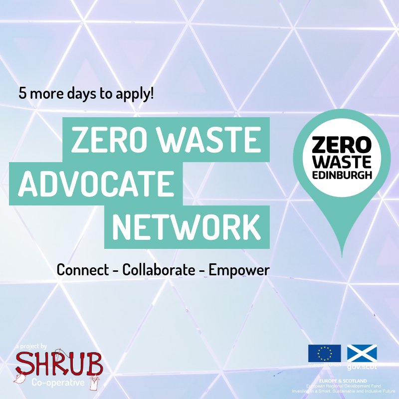 FoodSharingEd's tweet image. Wanting to reduce waste in Edinburgh? Looking to enhance your knowledge in project management? Join ZWAN, meet like minded people and exchange necessary skills to see through your Zero waste project or find inspiration for environmental actions! More info: shrubcoop.org/zero-waste-adv…