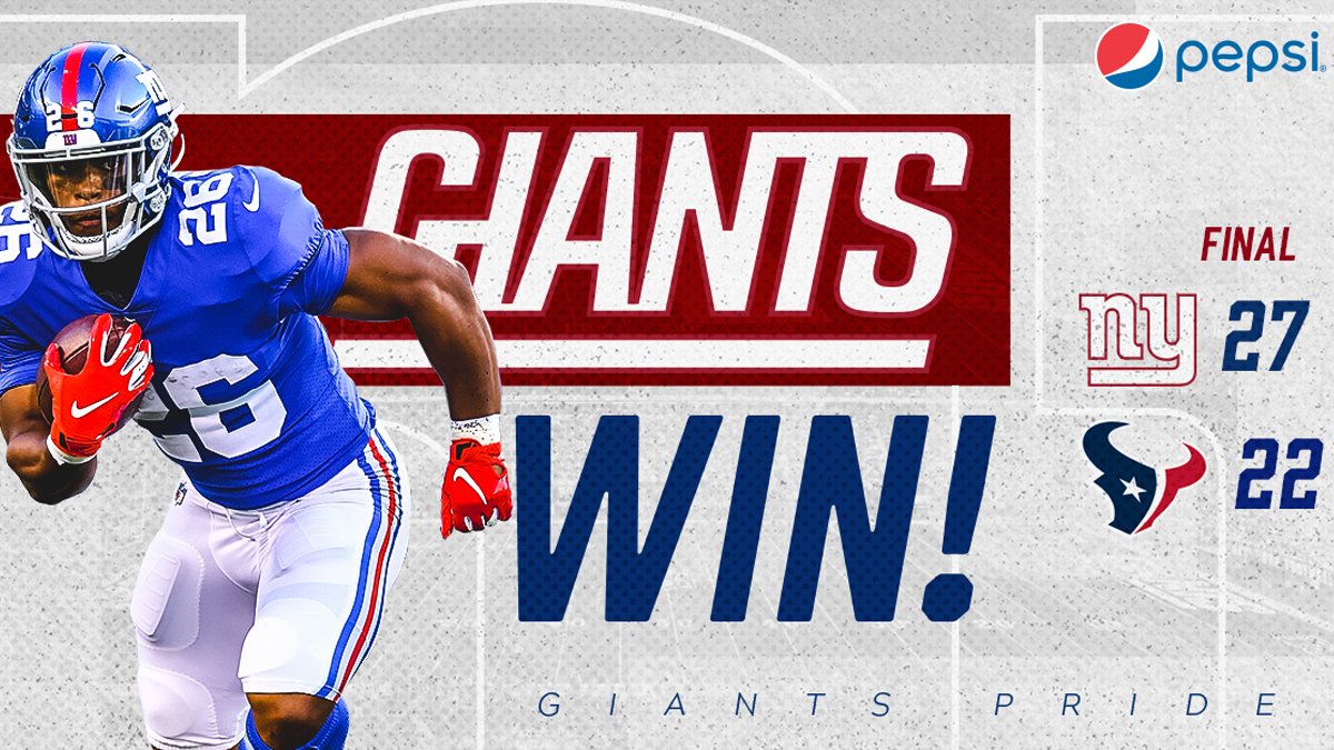 Giants's tweet photo. WIN!!! #GiantsPride @pepsi 

Highlights: https://t.co/LkRaYhWm1y https://t.co/Fgp2WVMce7