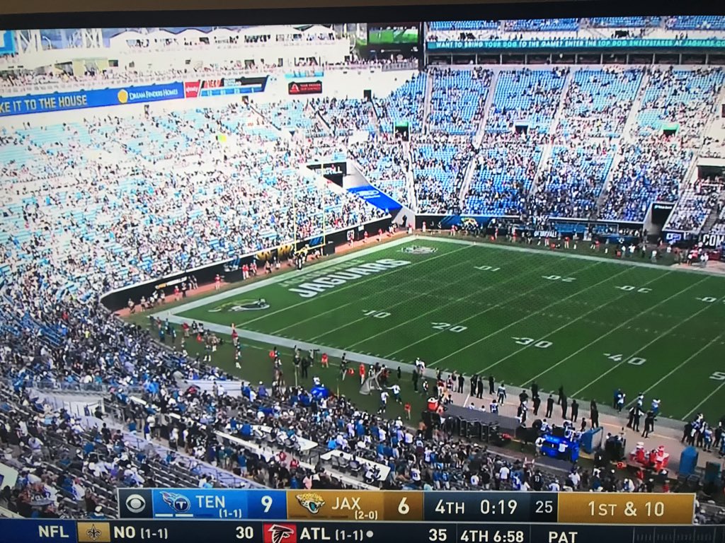 jacksonville jaguars stadium empty