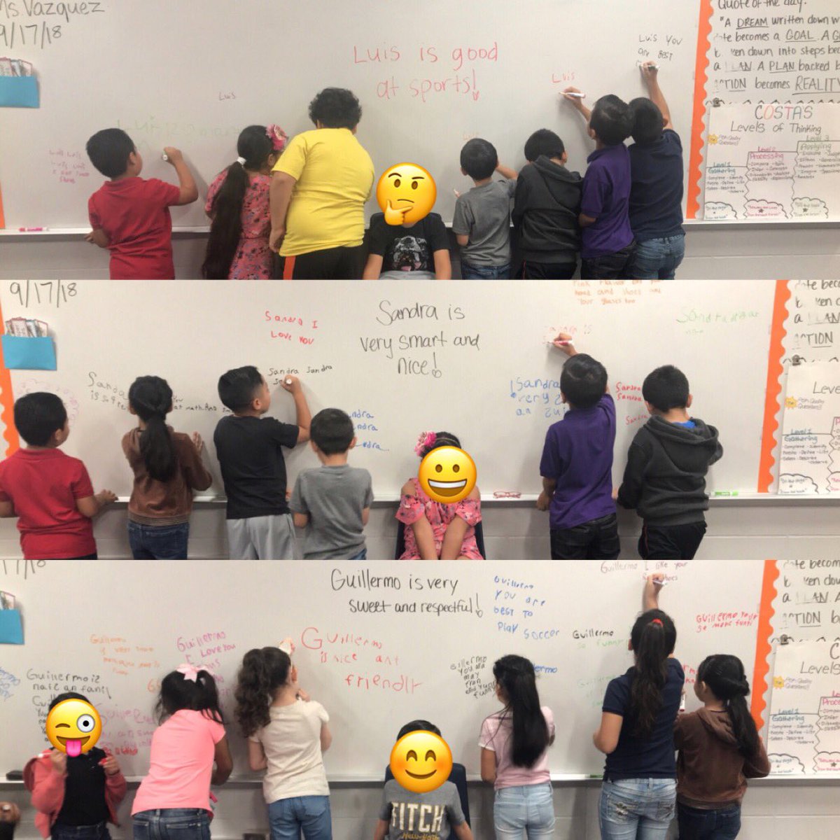 RWmiss_AVID's tweet photo. This week in AVID we practiced building each other up with words of encouragement! We talked about growth mindset and how words of encouragement help us want to do better in everything we do!💜 #RoyalwoodElementary #AVIDElementary #SheldonISD https://t.co/Euk79MJC6x