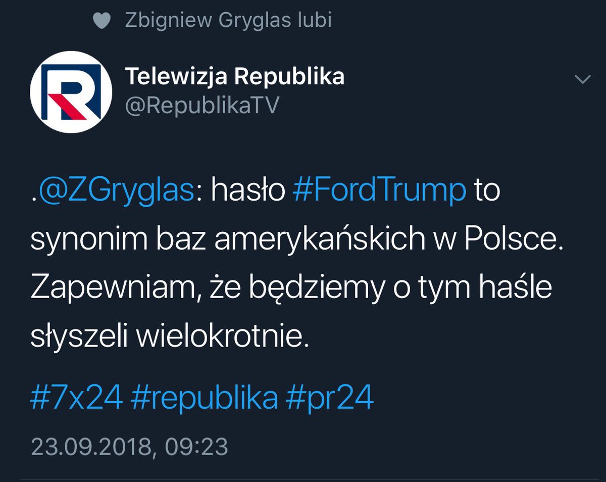 m_roszkowski's tweet photo. Heloł nocna zmiano w @RepublikaTV :) #FordTrump https://t.co/oe7leoNXrK
