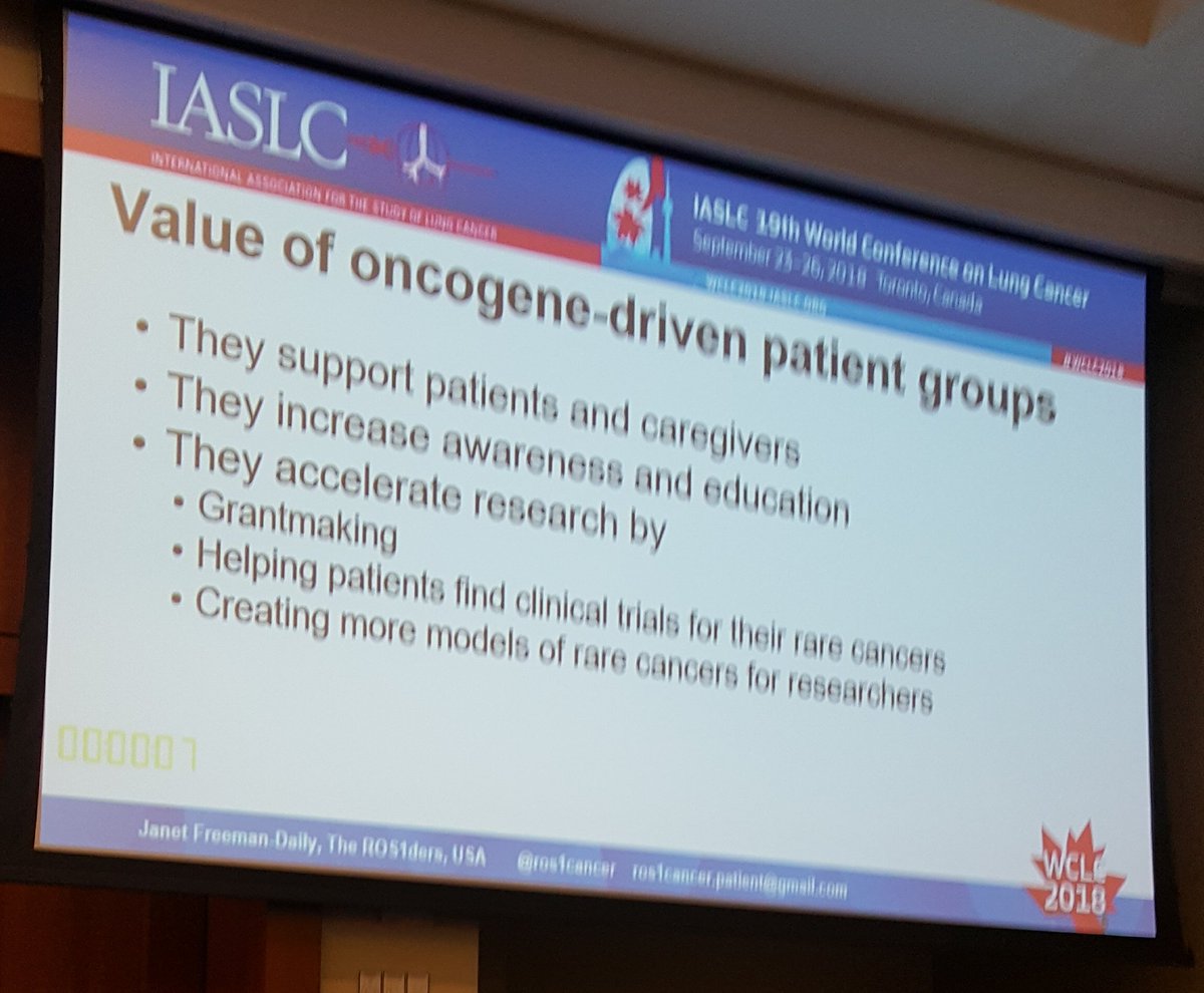Oncogene-driven patient groups are driving a new era for research partnerships, accelerating new research! Watch for coverage @ MDedge.com,  oncologypractice.com #WCLC2018