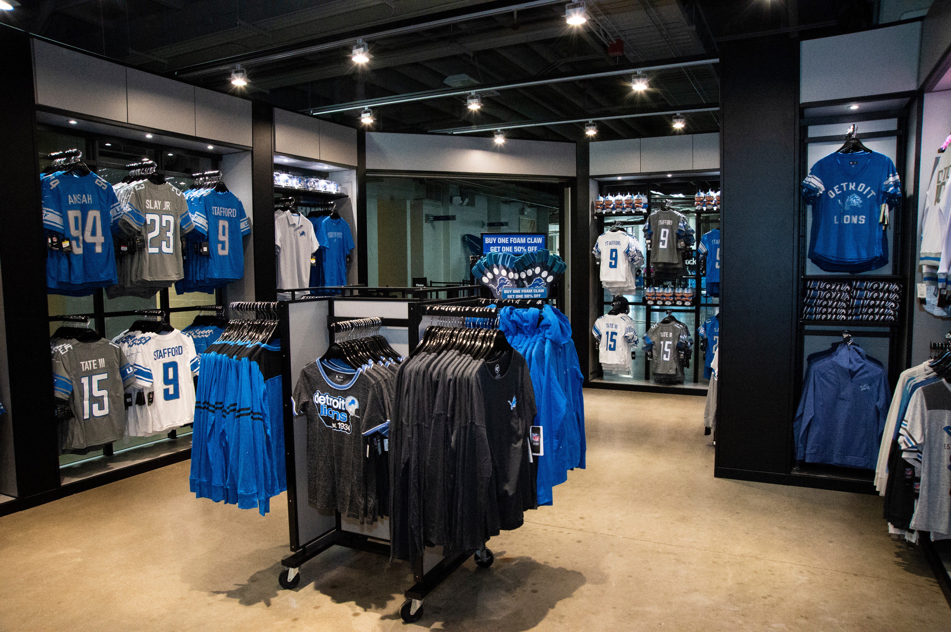 Detroit lions cheap team store