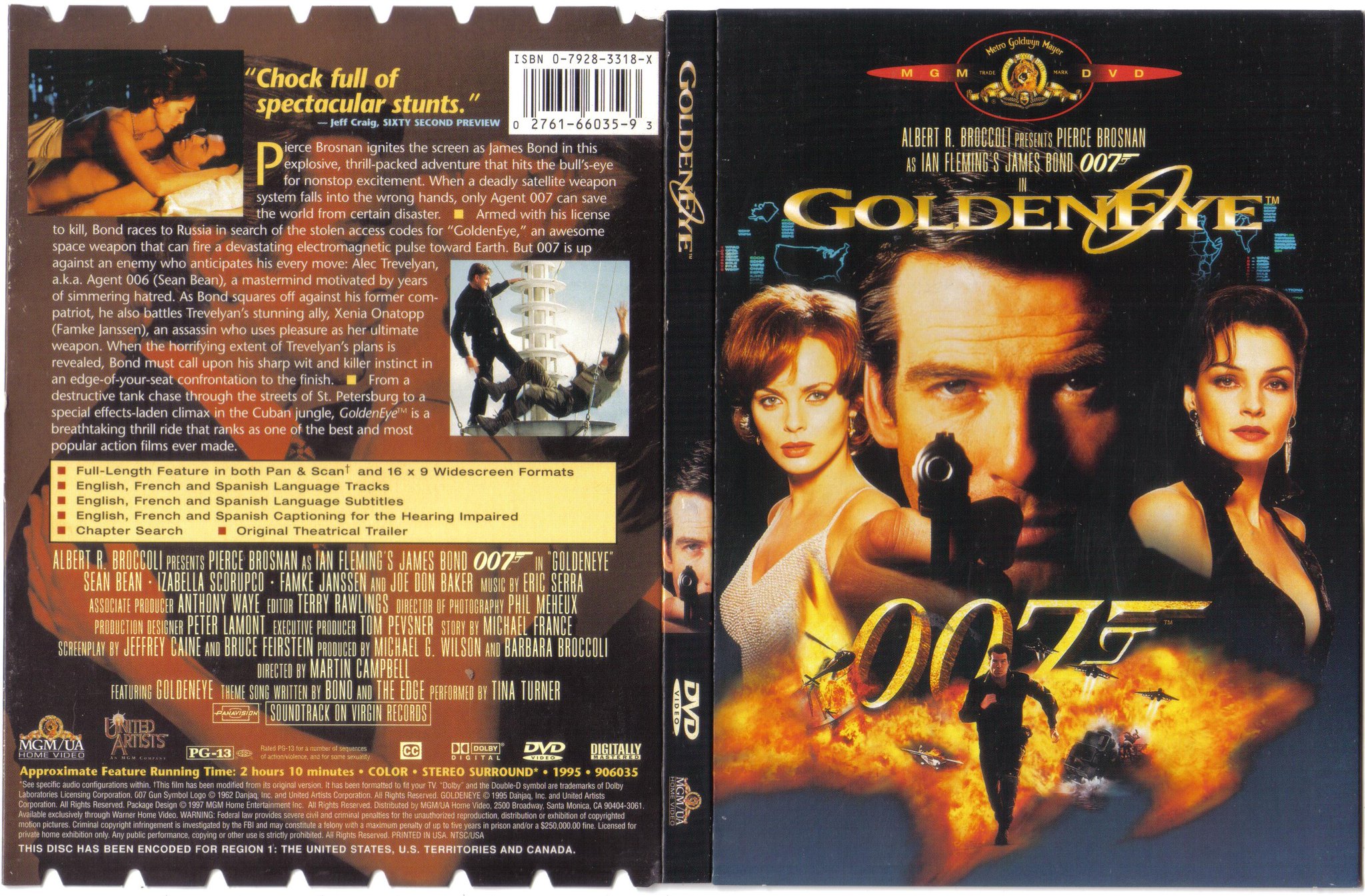 James Bond on DVD on Twitter: "Cover Artwork - GoldenEye clipcase DVD  edition (USA, Region 1) Release Date: 26 March 1997  https://t.co/qRRDg0A8Xp" / Twitter