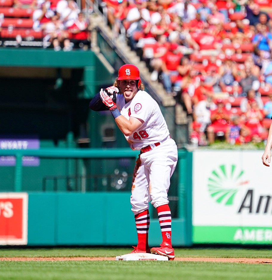 Cardinals's tweet photo. #HereComeTheCards
🔥 We’re 40-23 under Mike Shildt.
🔥 Season-high 18 games over .500.
🔥 Most wins in the NL since the All-Star Break (39). https://t.co/M3xijL4QMk