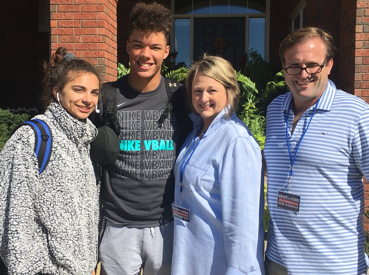 kristikirk4ks99's tweet image. My brother and his fam drove in from Dallas to help with my campaign this weekend. David and I are 14 months of age apart, and on either side of center. He really enjoyed speaking to the R’s in my District about voting on issues over party! #KSDems #IssuesMatter