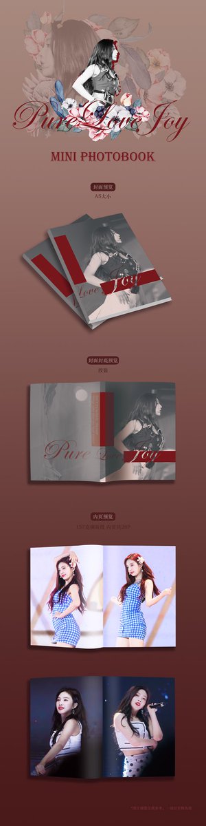 HorangiGOSP's tweet photo. Álbum de fotos de Joy ESP🇪🇸 GO #REDVELVET
@PureloveC's Pure Love Photobook

🍬 Photobook con imagenes de alta calidad de Joy (tamaño A5) con algunas sorpresa más para sus compradores.

📆 Hasta el 25 de Octubre.

💰 6€

📋Form : https://t.co/1PfamobiUw https://t.co/aEPKBY8hPm