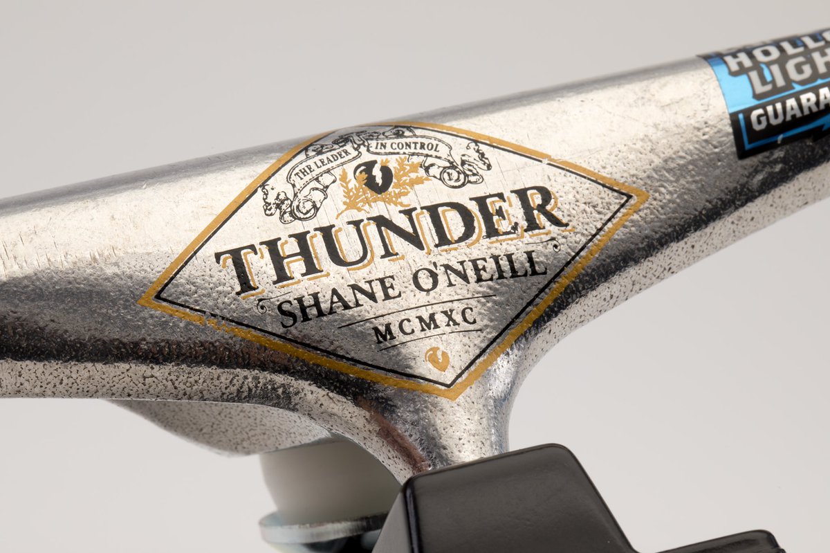 ShinerDist's tweet photo. .@thundertrucks pro @shanejoneill’s Premium Hollow Lights⚡️ #TheLeaderInControl - available in skatestores everywhere now, as well as on our B2B! #KnowControl #ThunderTrucks https://t.co/81mddXHw1P