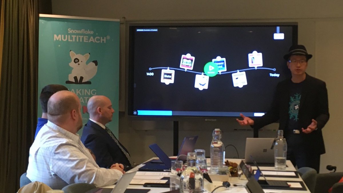 multitouch's tweet image. Our @DoctorET presenting #MultiTeach at the @getcleartouch Education Forum in Stockholm, Sweden. #interactdifferently #getcleartouch #edtech