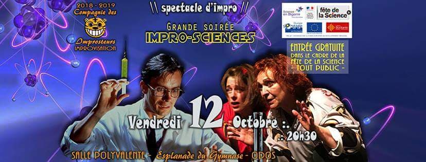 Improsteurs65's tweet photo. #FeteDeLaScience #Tarbes #ciedesimprosteurs #spectacle #odos #impro https://t.co/TQiKWiLVux