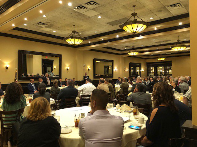 NJASRO's tweet photo. NJASRO President Timothy P. Gerity and Advisory Committee Member @DavidSarnoff recently spoke on a panel, "School Security Partnerships." This event was hosted by Bergen County School Boards Association. @njsba #NJASRO #SRO #Leadership #SchoolSafety https://t.co/XYys9lz5fX