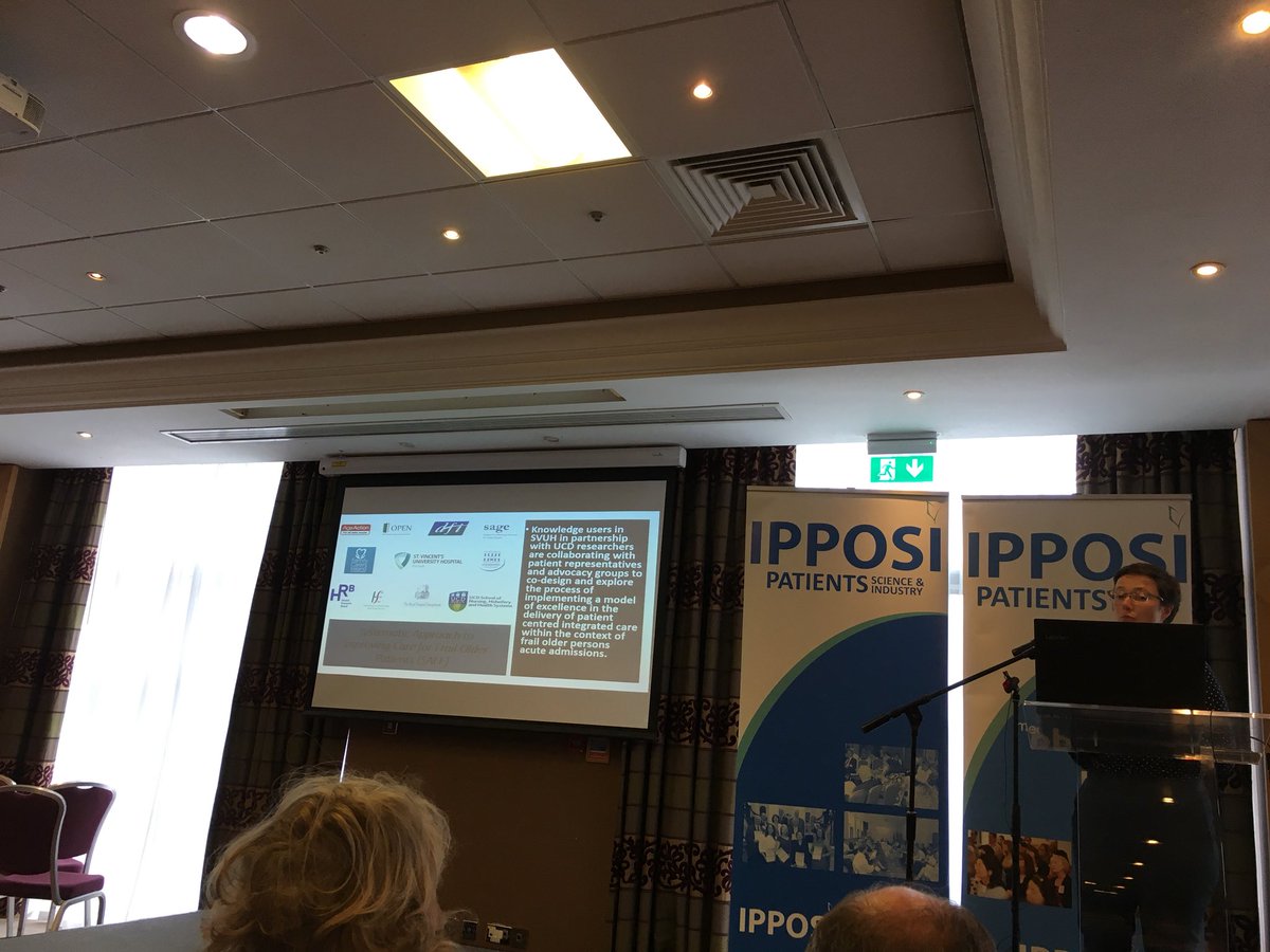 AinemCarroll's tweet photo. .@EidinNiShe @UCDHealthSystem sharing the messiness of codesign and the #frailtypathway for older patients #sharedunderstanding https://t.co/PBByk8ruvX
