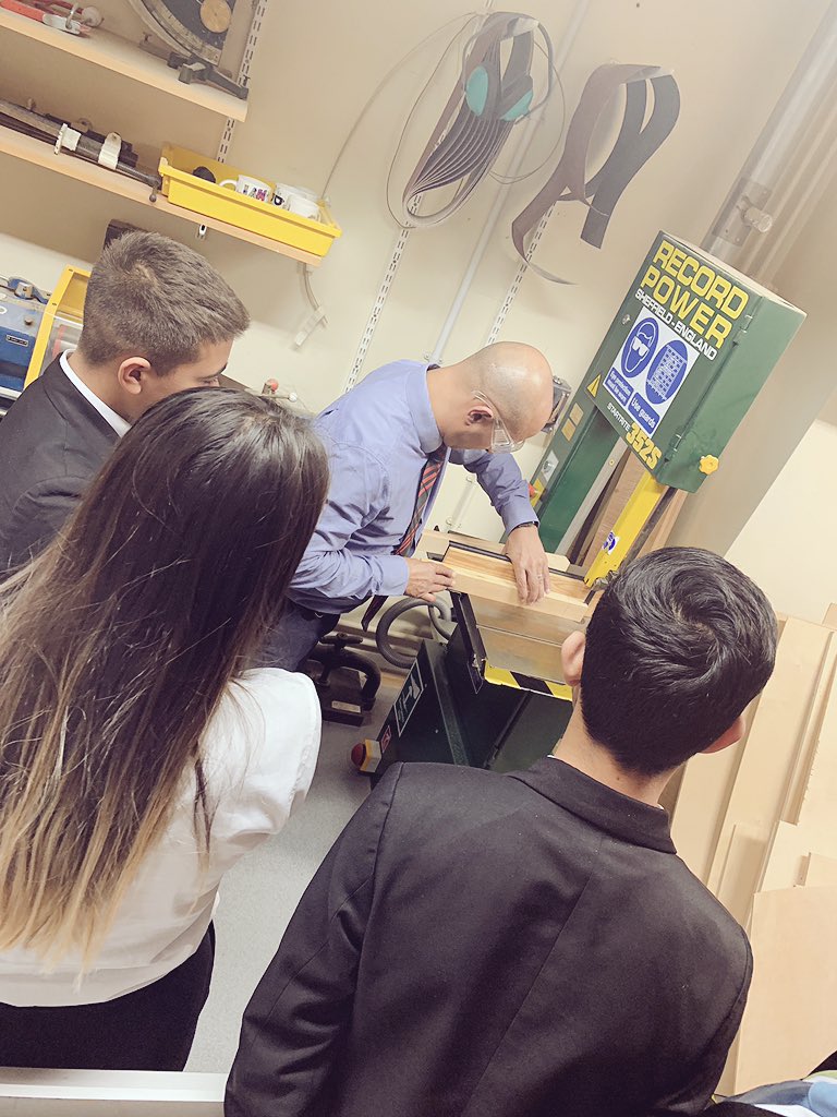NTA_STEM's tweet photo. Mr L working on some #Wood measurements with #GCSETech Students @Nightingale_NTA #Woodworking #Technology #MondayMotivation #bethebestwecanbe https://t.co/mnpvz3WWnp