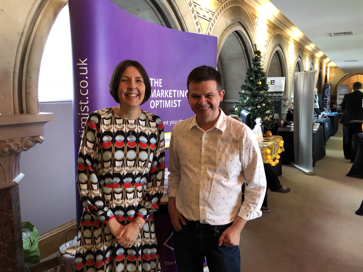 MarketOptimist's tweet image. Great start to #godigitallive @Aspire_Event  In #leedsbizweek come and see me and Sarah from @Lovebombcushion and you could win a Google Home Mini