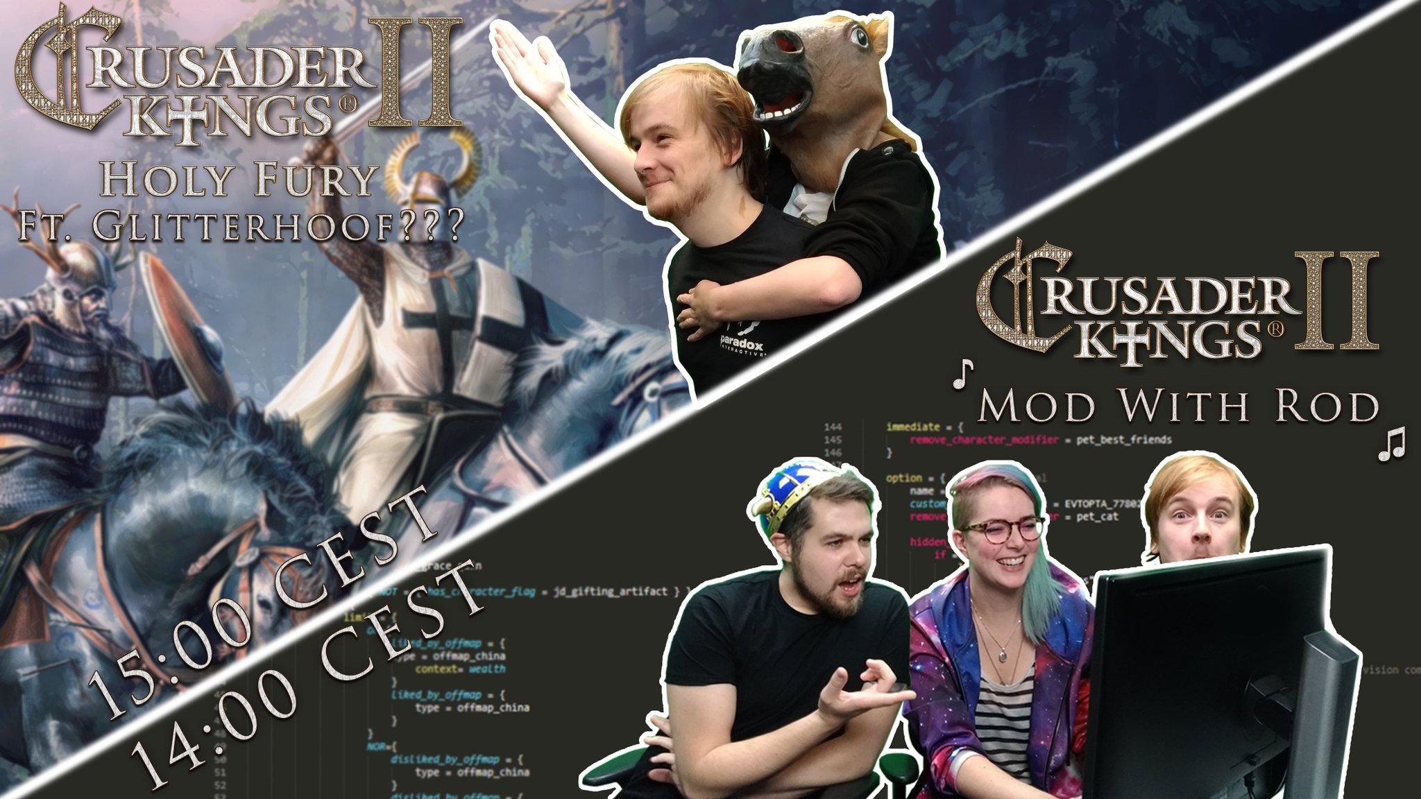 Mon Stream . Co CrusaderKings on Twitter: "Join us in 30 minutes for your Monday